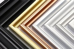 Aluminum advertising frame profiles