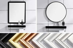 LED Smart Bathroom Aluminum Mirror Frame