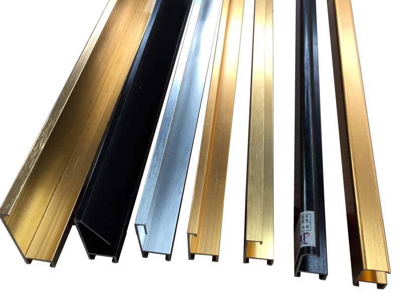 6005 Photo picture mirror advertising frame aluminum profile