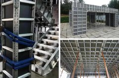 Aluminum frame wood plastic formwork