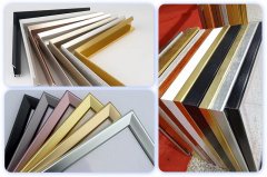 Aluminum alloy mirror corner frame